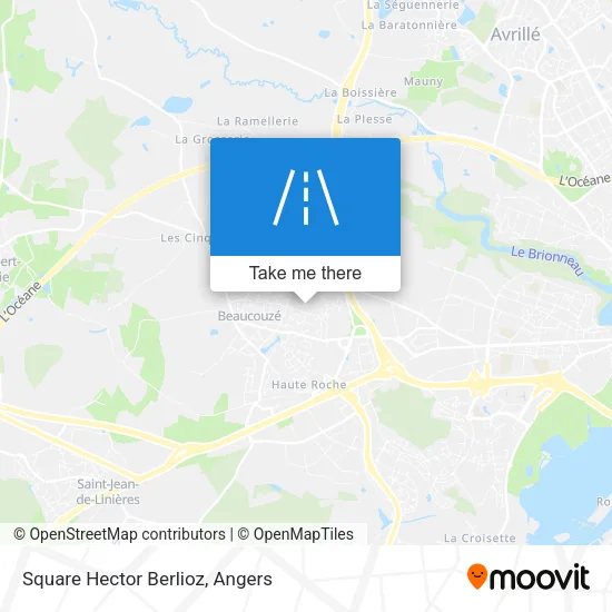 Square Hector Berlioz map