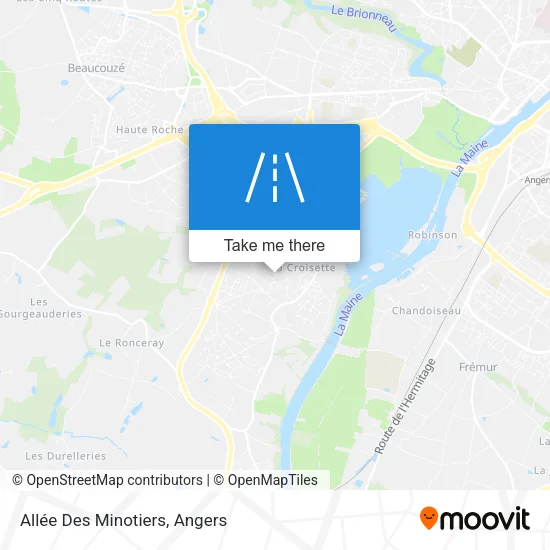 Allée Des Minotiers map