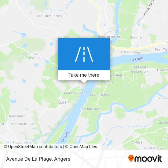 Avenue De La Plage map