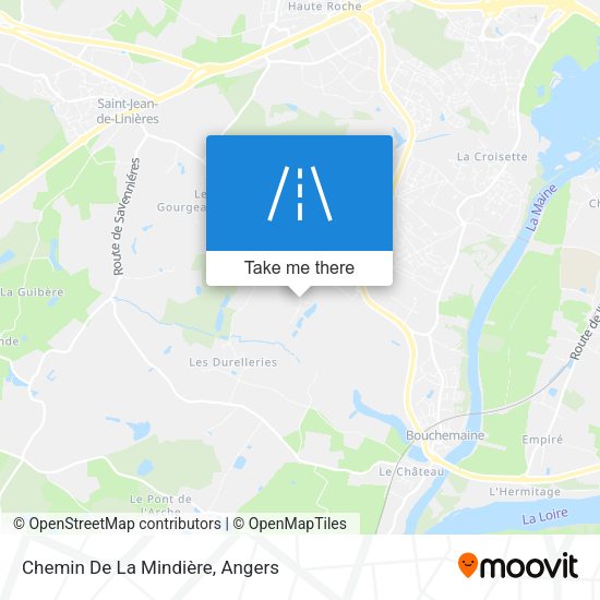 Chemin De La Mindière map