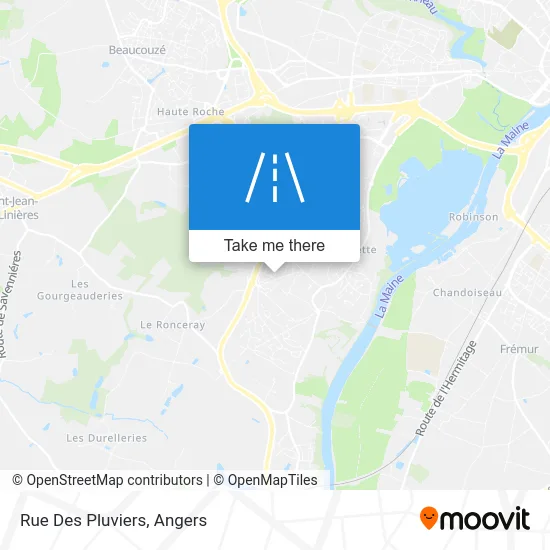 Rue Des Pluviers map