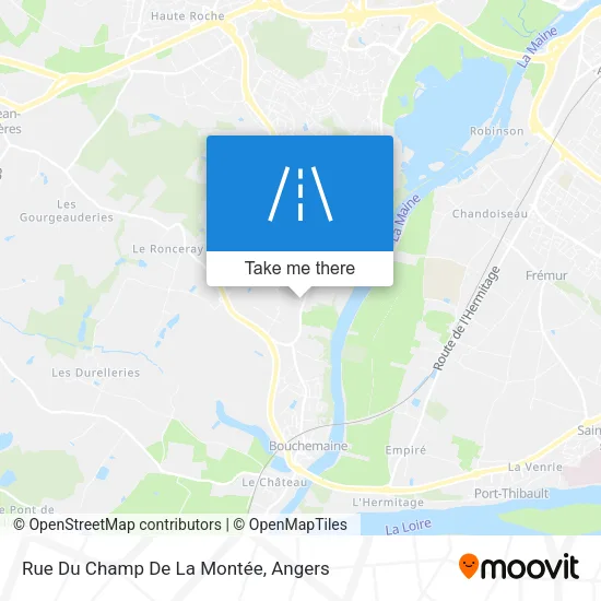 Rue Du Champ De La Montée map