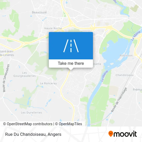Mapa Rue Du Chandoiseau