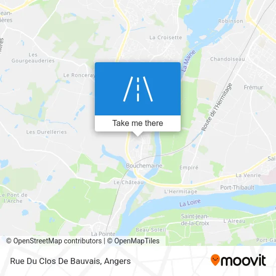 Rue Du Clos De Bauvais map