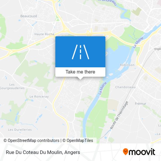 Rue Du Coteau Du Moulin map