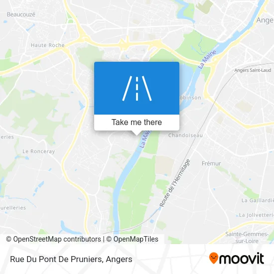 Rue Du Pont De Pruniers map