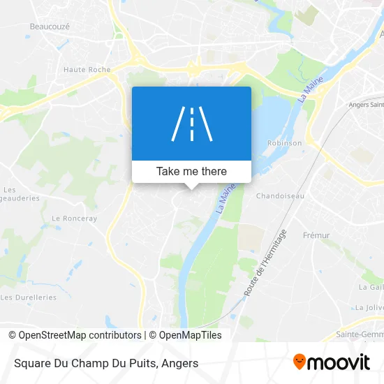 Square Du Champ Du Puits map