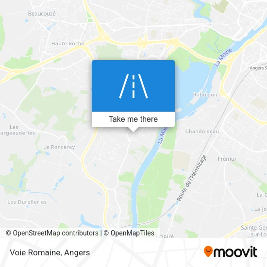 Voie Romaine map