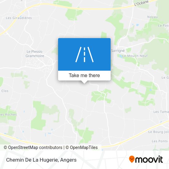 Chemin De La Hugerie map