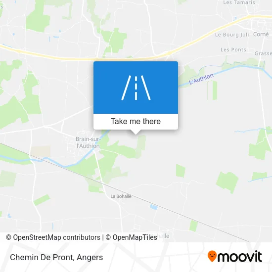Chemin De Pront map