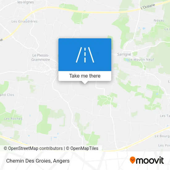 Chemin Des Groies map