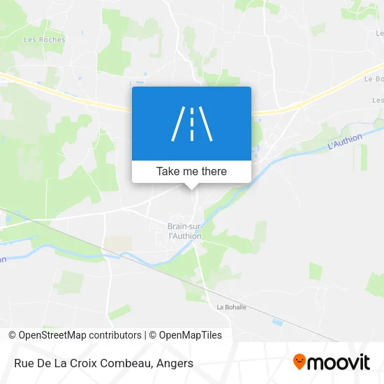 Rue De La Croix Combeau map
