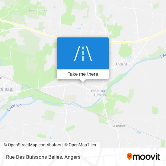Rue Des Buissons Belles map
