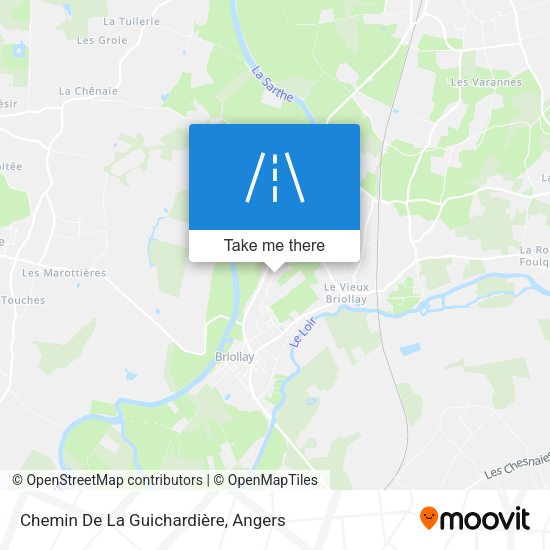 Chemin De La Guichardière map