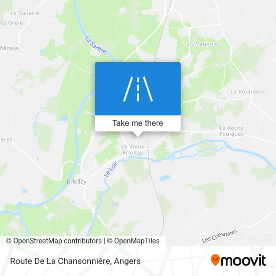 Route De La Chansonnière map
