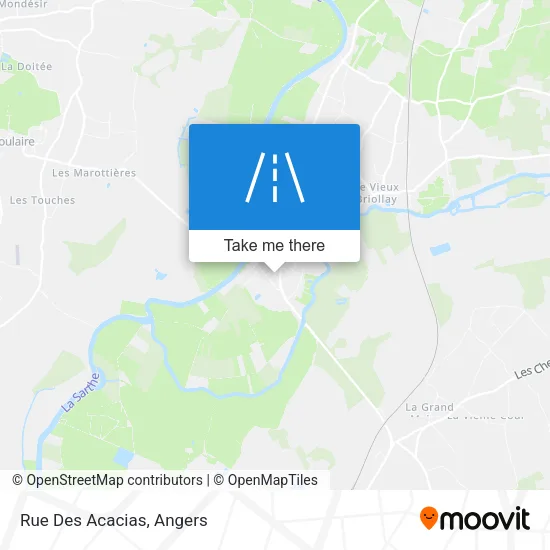 Rue Des Acacias map