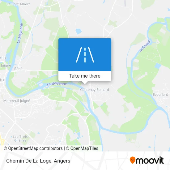 Chemin De La Loge map