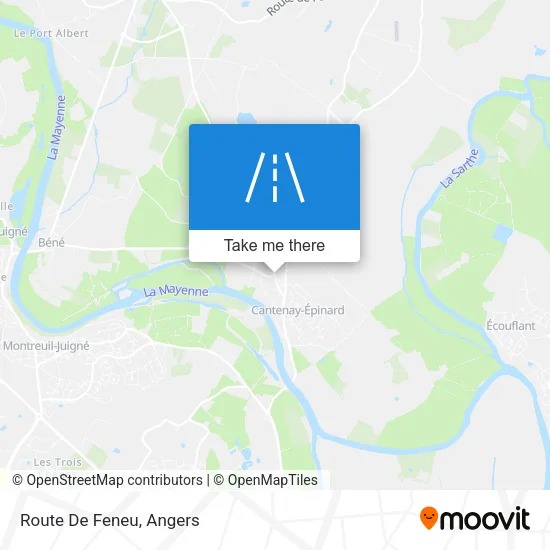 Route De Feneu map