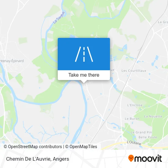 Chemin De L'Auvrie map