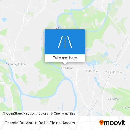 Chemin Du Moulin De La Plaine map