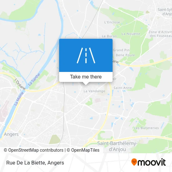 Rue De La Biette map
