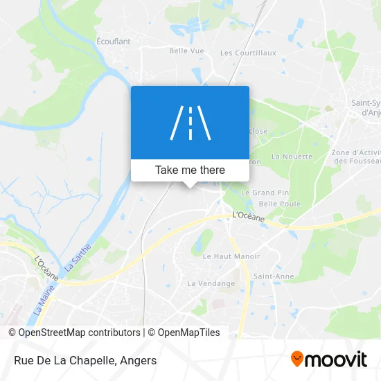 Mapa Rue De La Chapelle