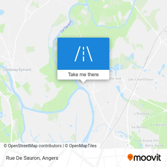 Rue De Sauron map