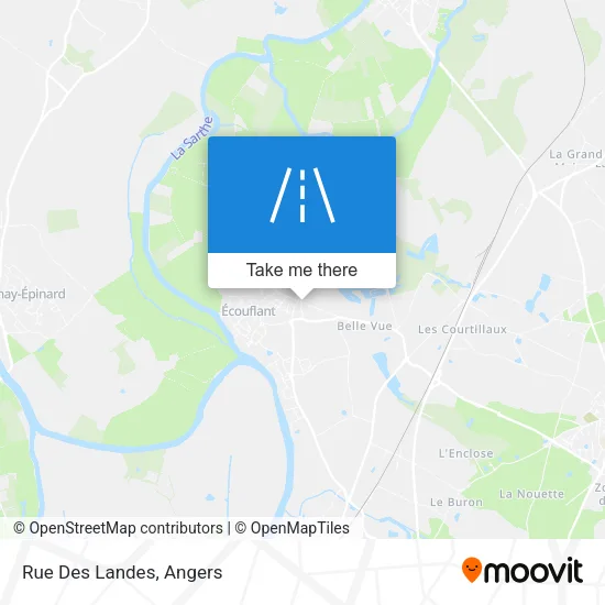 Rue Des Landes map