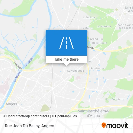 Rue Jean Du Bellay map