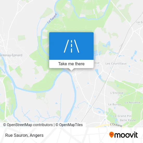 Rue Sauron map