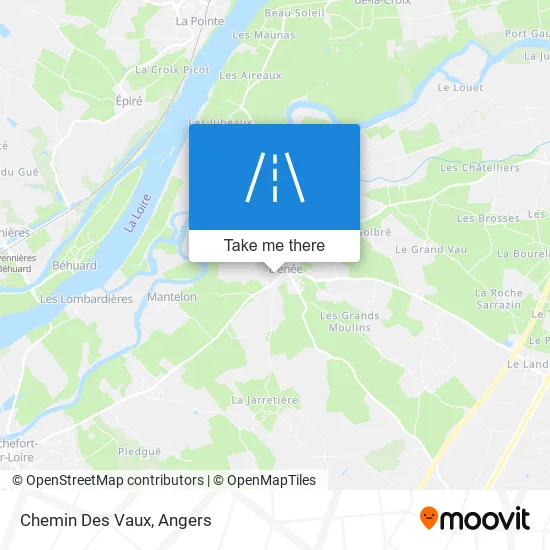 Chemin Des Vaux map