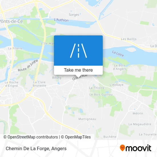 Chemin De La Forge map