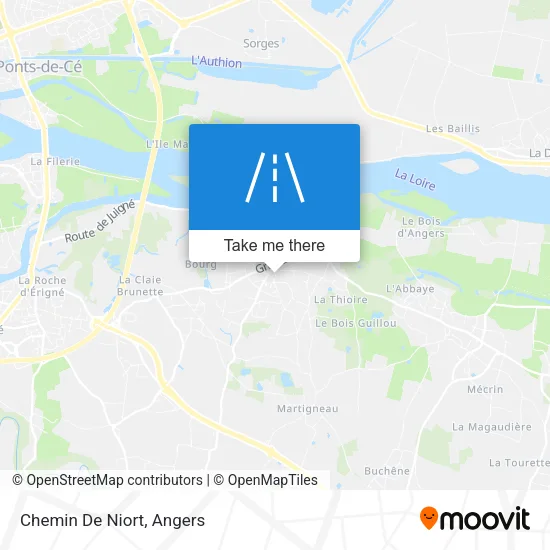 Chemin De Niort map