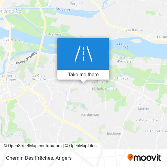 Chemin Des Frêches map