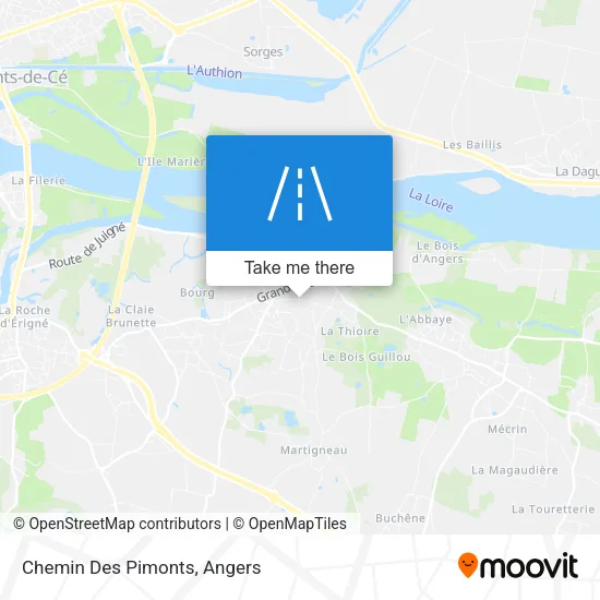 Chemin Des Pimonts map