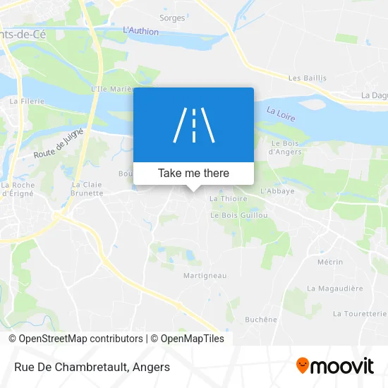 Rue De Chambretault map