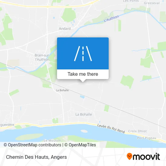 Chemin Des Hauts map