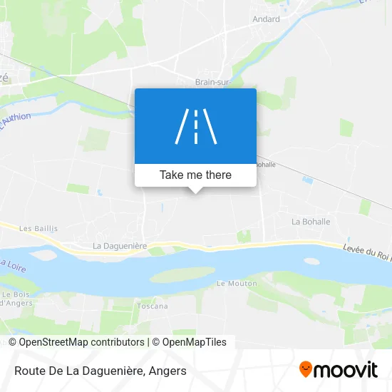 Route De La Daguenière map