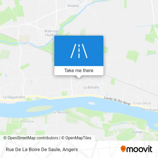 Rue De La Boire De Saule map
