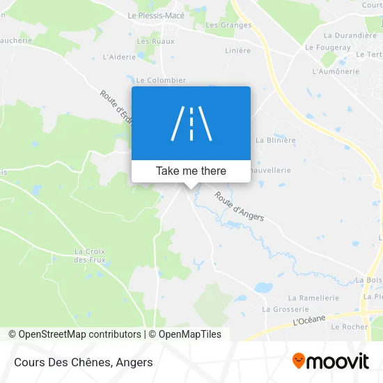 Cours Des Chênes map