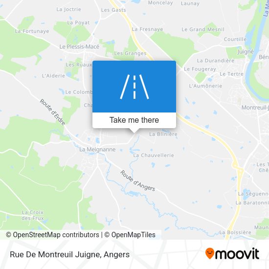 Rue De Montreuil Juigne map