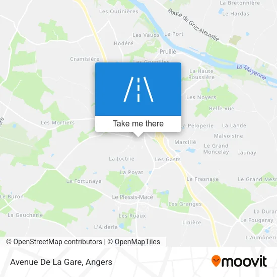 Avenue De La Gare map