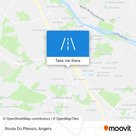 Route Du Plessis map