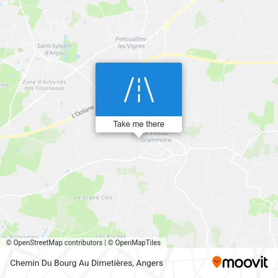 Chemin Du Bourg Au Dimetières map