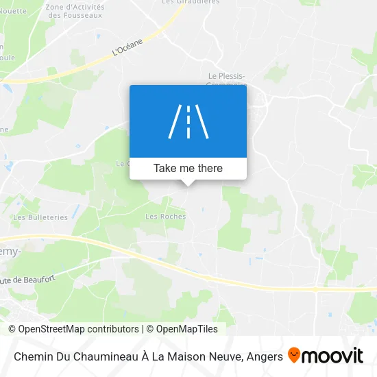 Chemin Du Chaumineau À La Maison Neuve map