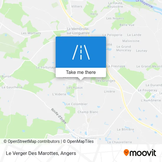 Le Verger Des Marottes map