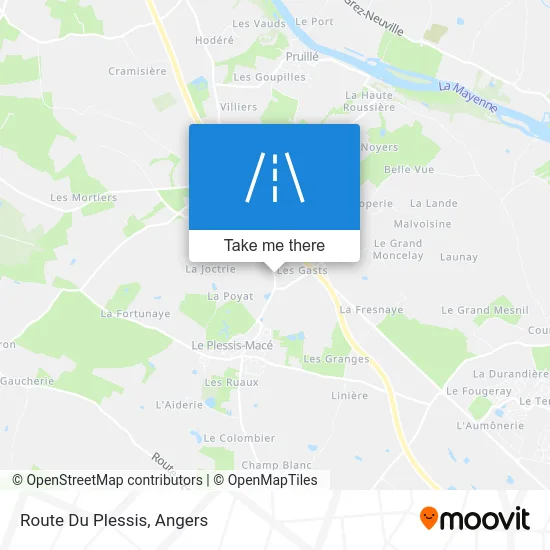 Route Du Plessis map