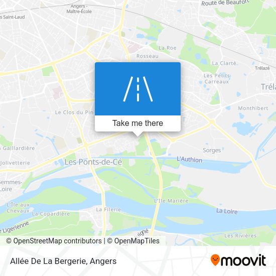 Allée De La Bergerie map
