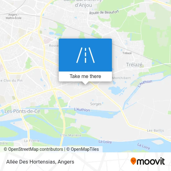 Allée Des Hortensias map
