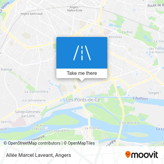 Allée Marcel Laveant map